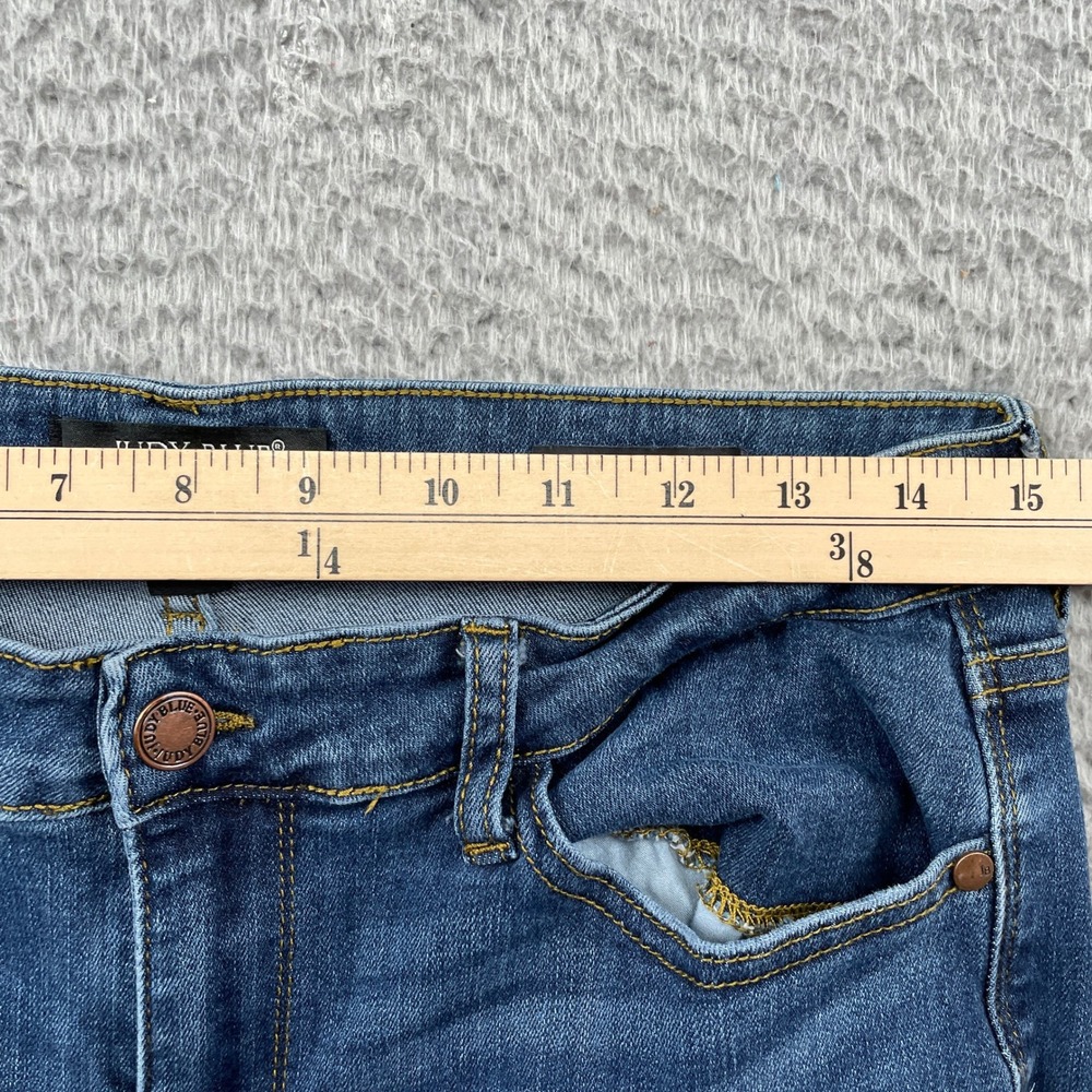 Judy Blue Jeans Womens 31 Blue Relaxed Fit JB82102 DK Stretch Denim - Picture 7 of 10